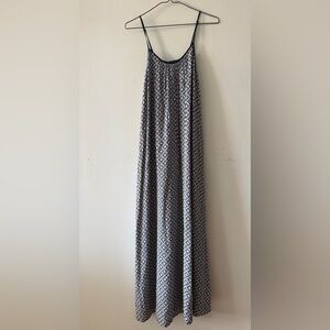 Armani Exchange Blue and Grey Maxi Dress